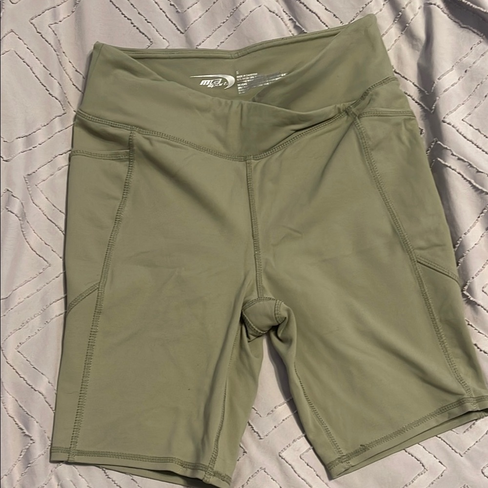 Mizuno Olive Green Athletic Shorts